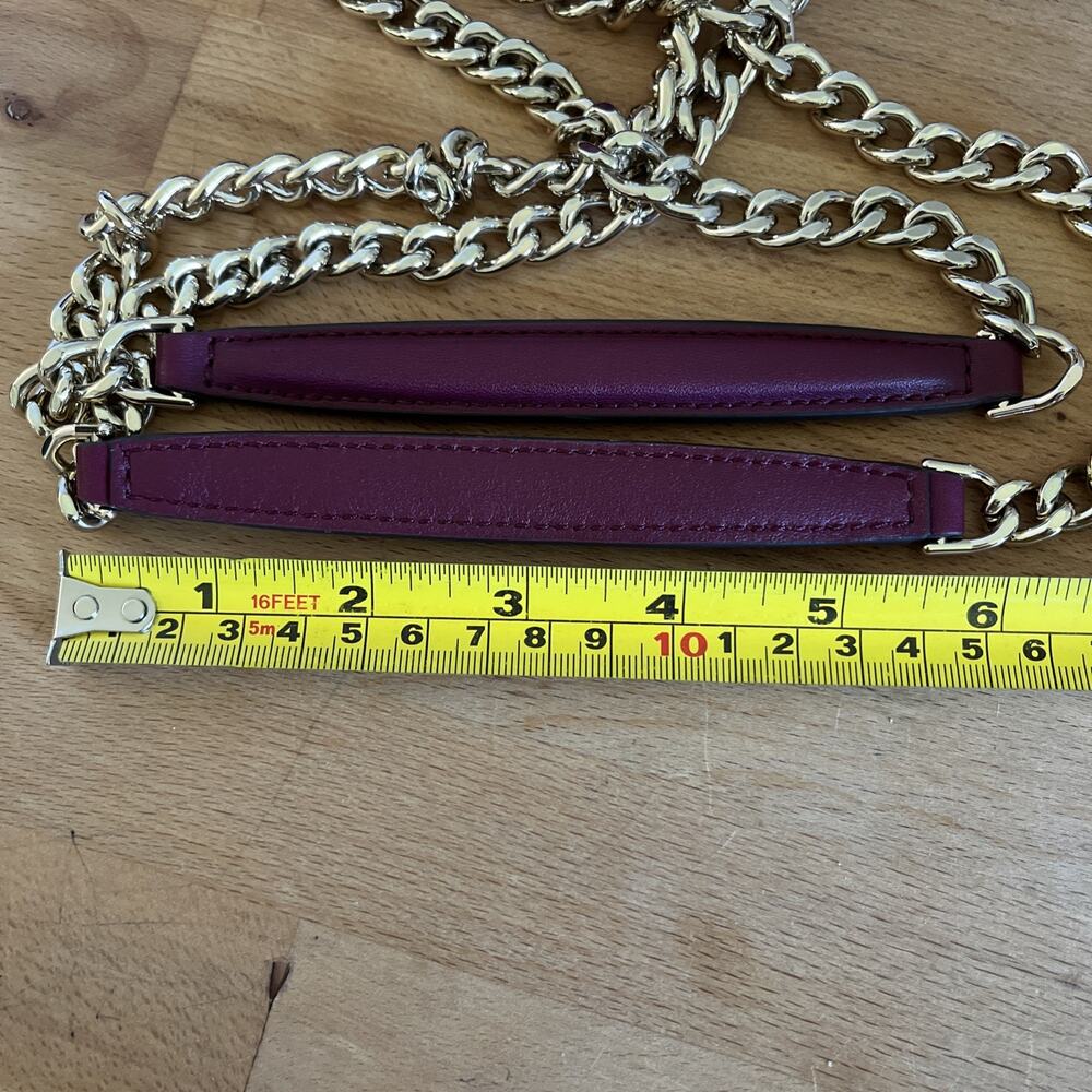 Kate Spade New York Natalia Leather Small Flap Crossbody Blackberry - Picture 12 of 16